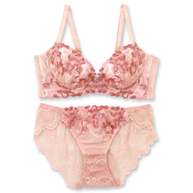 華あり刺繍のノンワイヤー しっかり盛れるノンワイヤー 「スタイルアップワイヤレス | fran de lingerie | 詳細画像14 