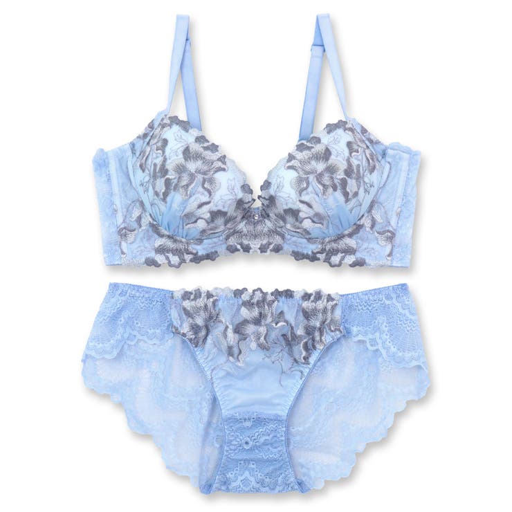 華あり刺繍のノンワイヤーしっかり盛れるノンワイヤー 「スタイルアップワイヤレスビ… | fran de lingerie | 詳細画像8 