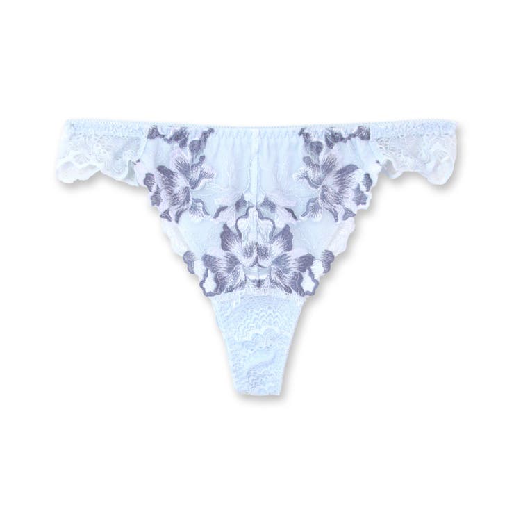 華あり刺繍ノンワイヤーブラ＆ショーツセットとお揃い 「スタイルアップワイヤレス … | fran de lingerie | 詳細画像2 