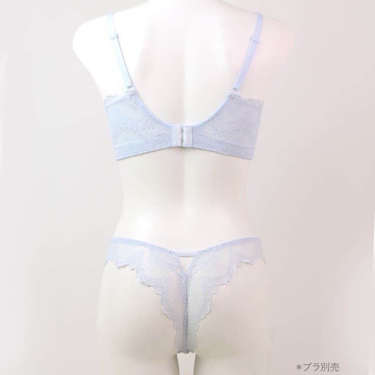 華あり刺繍ノンワイヤーブラ＆ショーツセットとお揃い 「スタイルアップワイヤレス … | fran de lingerie | 詳細画像14 