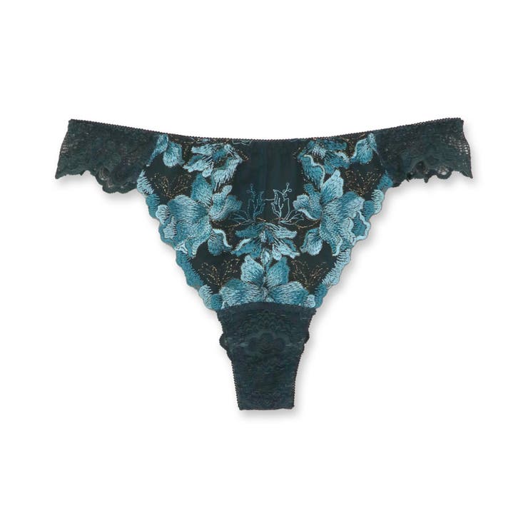 華あり刺繍ノンワイヤーブラ＆ショーツセットとお揃い 「スタイルアップワイヤレス | fran de lingerie | 詳細画像2 