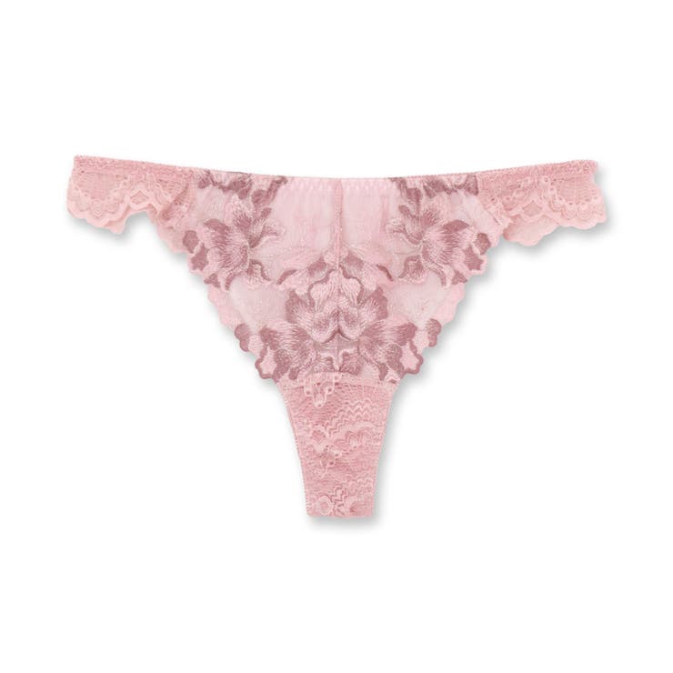 華あり刺繍ノンワイヤーブラ＆ショーツセットとお揃い 「スタイルアップワイヤレス | fran de lingerie | 詳細画像3 
