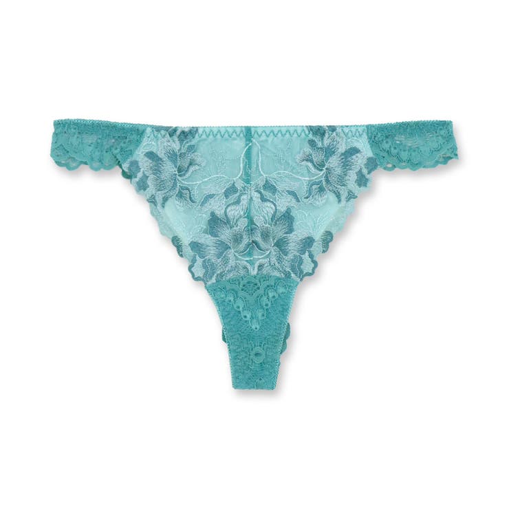 グレー | 華あり刺繍ノンワイヤーブラ＆ショーツセットとお揃い 「スタイルアップワイヤレス | fran de lingerie