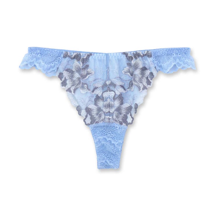 リラ | 華あり刺繍ノンワイヤーブラ＆ショーツセットとお揃い 「スタイルアップワイヤレス | fran de lingerie
