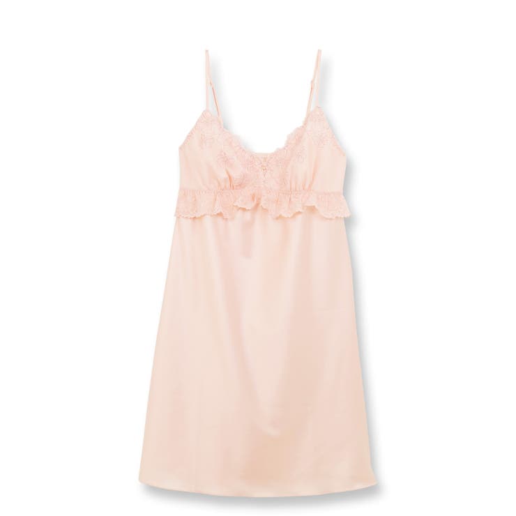 ピンク | Elegance Satin エレガンスサテン コーディネートスリップ | fran de lingerie