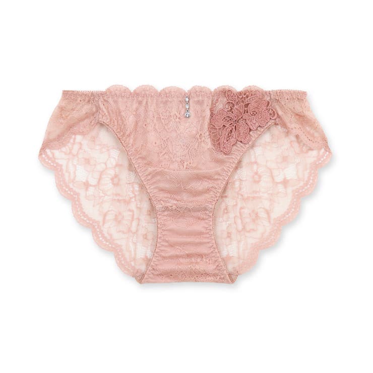 ピンクベージュ | レースラバーにおススメ！エレガント+実用性○ 「スタイルアップワイヤレスリュクス… | fran de lingerie