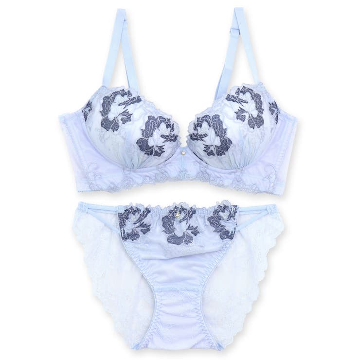 人気の高胸メイクノンワイヤー 華あり刺繍デザイン | fran de lingerie | 詳細画像6 