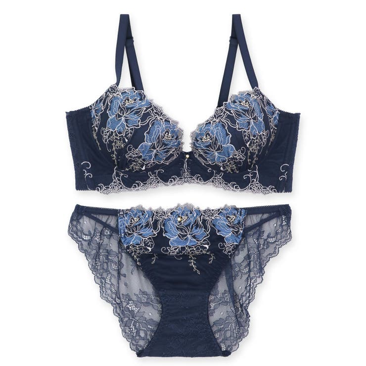 人気の高胸メイクノンワイヤー 華あり刺繍デザイン | fran de lingerie | 詳細画像7 