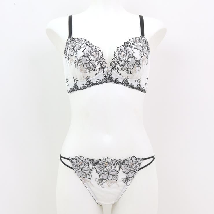 人気の高胸メイクノンワイヤー 華あり刺繍デザイン | fran de lingerie | 詳細画像26 