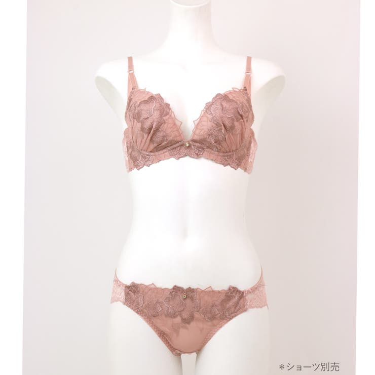 シックな華ありランジェリーz 「シャイニーフルール」 ブラジャー | fran de lingerie | 詳細画像21 