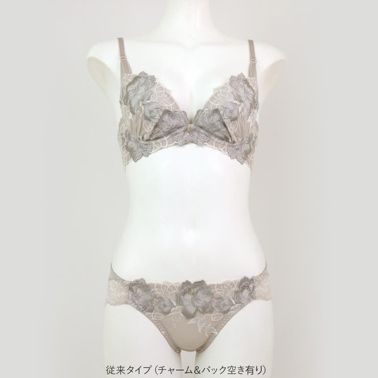 シックな華ありランジェリーヒップに心地くフィットするノーマルショーツ 「シャイニ… | fran de lingerie | 詳細画像19 
