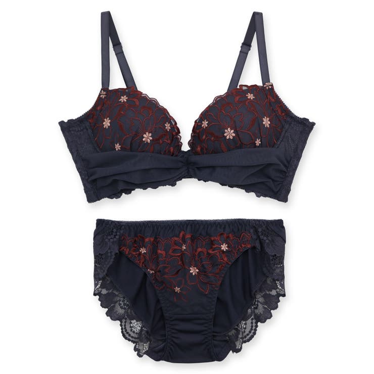 フェミニンデザインの楽ちんノンワイヤー人気の盛り胸メイクノンワイヤー 「スタイル… | fran de lingerie | 詳細画像3 