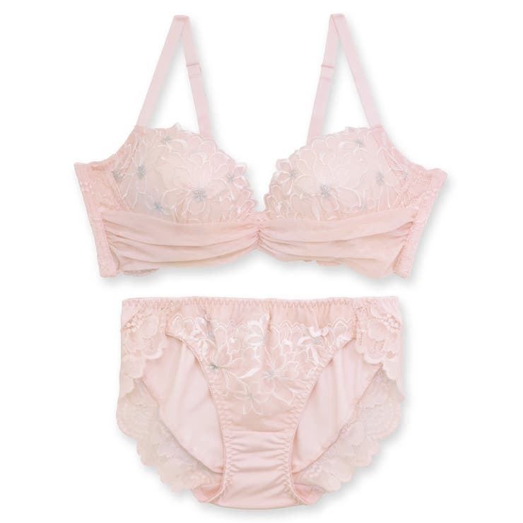 フェミニンデザインの楽ちんノンワイヤー人気の盛り胸メイクノンワイヤー 「スタイル… | fran de lingerie | 詳細画像4 