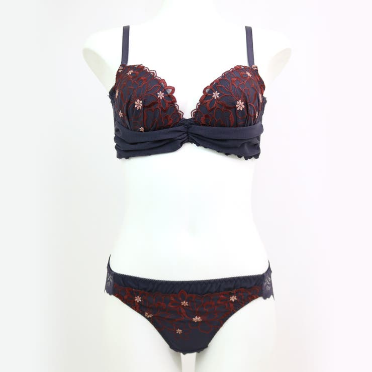 フェミニンデザインの楽ちんノンワイヤー人気の盛り胸メイクノンワイヤー 「スタイル… | fran de lingerie | 詳細画像20 