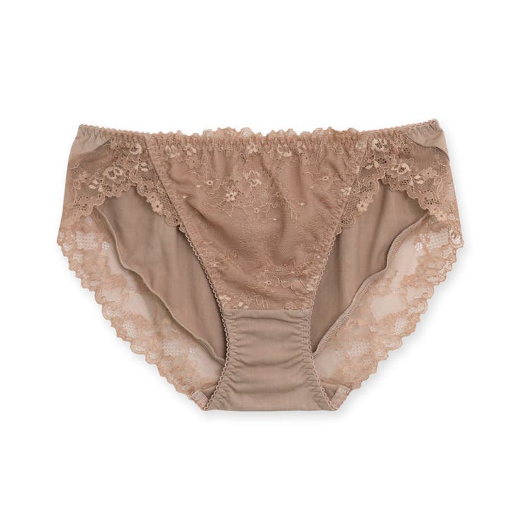 シンプルレース穿きやすいノーマルショーツ 「スフレフィットチューブブラ ショーツ… | fran de lingerie | 詳細画像2 