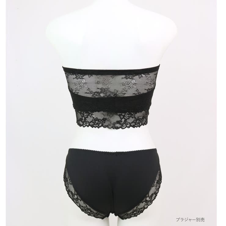 シンプルレース穿きやすいノーマルショーツ 「スフレフィットチューブブラ ショーツ… | fran de lingerie | 詳細画像11 