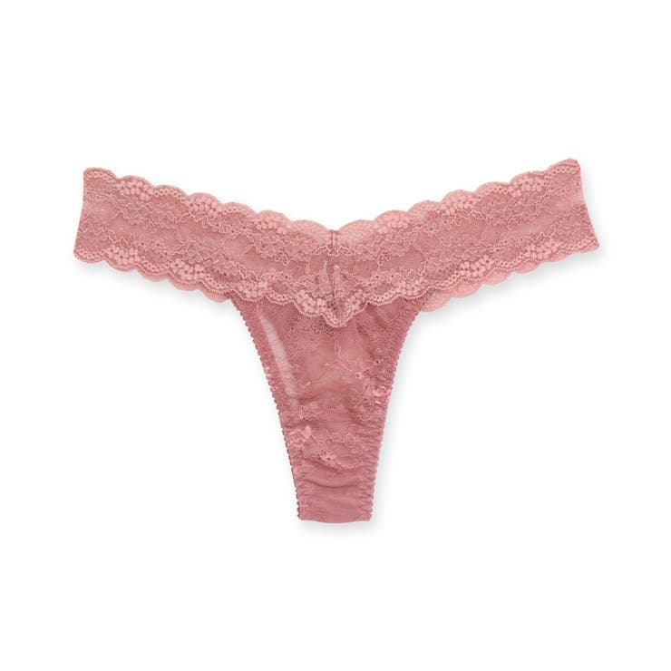 シンプルレース人気の総レースタイプ 「スフレフィットチューブブラ タンガ」 | fran de lingerie | 詳細画像3 