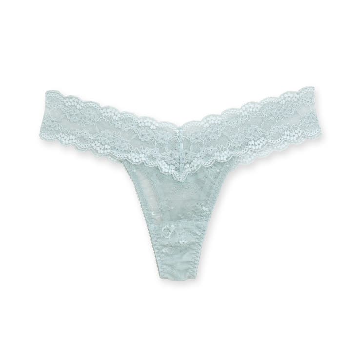 セージグリーン | シンプルレース人気の総レースタイプ 「スフレフィットチューブブラ タンガ」 | fran de lingerie