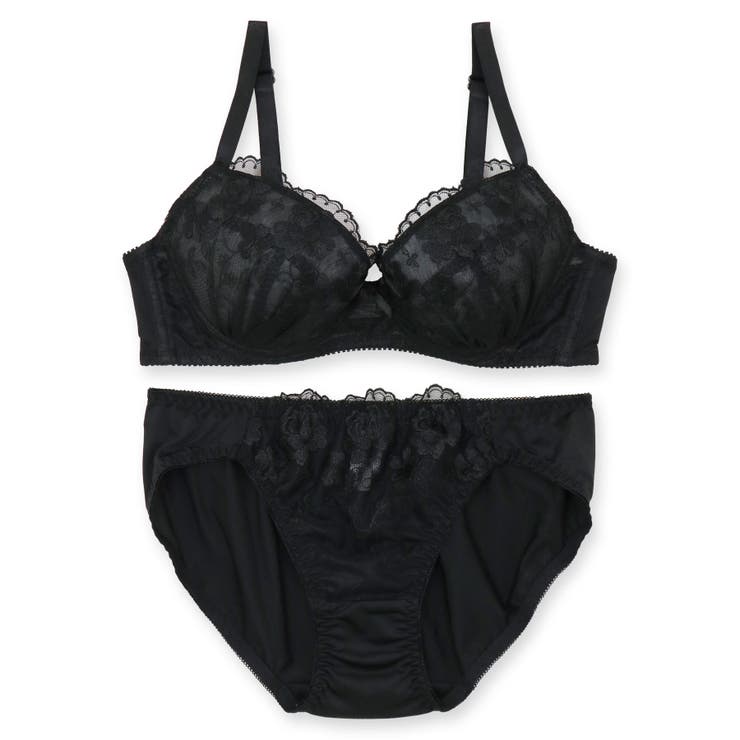 刺繍レースのベーシックデザイン自分らしいバストに 「フランスタンダード004 | fran de lingerie | 詳細画像2 