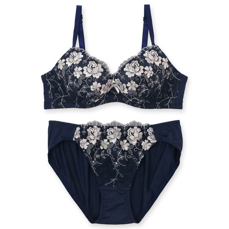 刺繍レースのベーシックデザイン自分らしいバストに 「フランスタンダード004 ペ… | fran de lingerie | 詳細画像5 