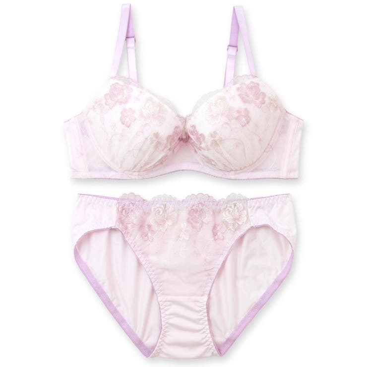 刺繍レースのベーシックデザイン自分らしいバストに 「フランスタンダード004 ペ… | fran de lingerie | 詳細画像9 