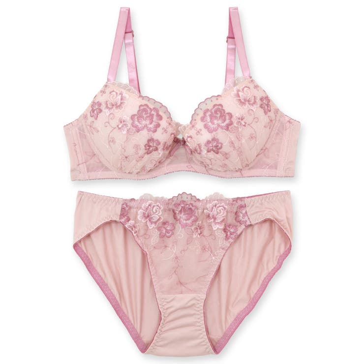 刺繍レースのベーシックデザイン自分らしいバストに 「フランスタンダード004 ペ… | fran de lingerie | 詳細画像12 