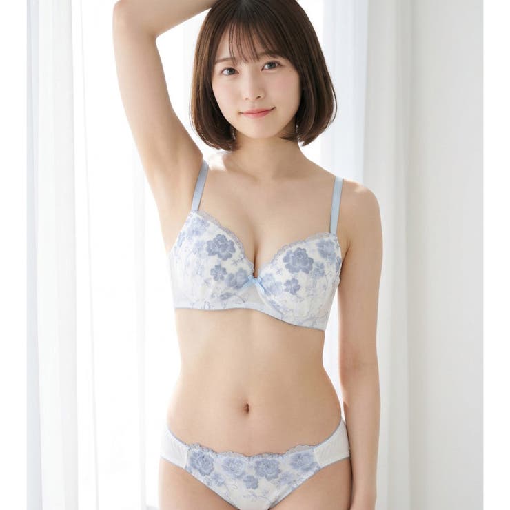 刺繍レースのベーシックデザイン自分らしいバストに 「フランスタンダード004 ペ… | fran de lingerie | 詳細画像15 