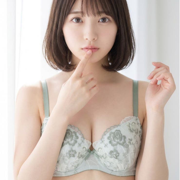 刺繍レースのベーシックデザイン自分らしいバストに 「フランスタンダード004 ペ… | fran de lingerie | 詳細画像16 