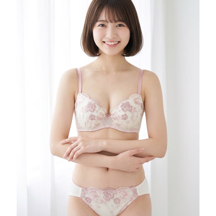 刺繍レースのベーシックデザイン自分らしいバストに 「フランスタンダード004 ペ… | fran de lingerie | 詳細画像27 