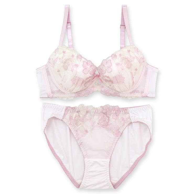 刺繍レースのベーシックデザイン自分らしいバストに 「フランスタンダード006 ペ… | fran de lingerie | 詳細画像4 