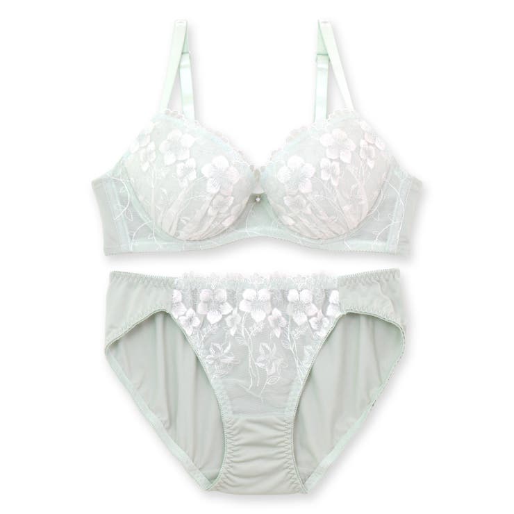 きらめくフェミニンなフラワー刺繍レース自分らしいバストに 「フランスタンダード0… | fran de lingerie | 詳細画像3 