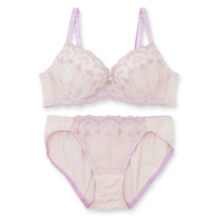 きらめくフェミニンなフラワー刺繍レース自分らしいバストに 「フランスタンダード0… | fran de lingerie | 詳細画像4 