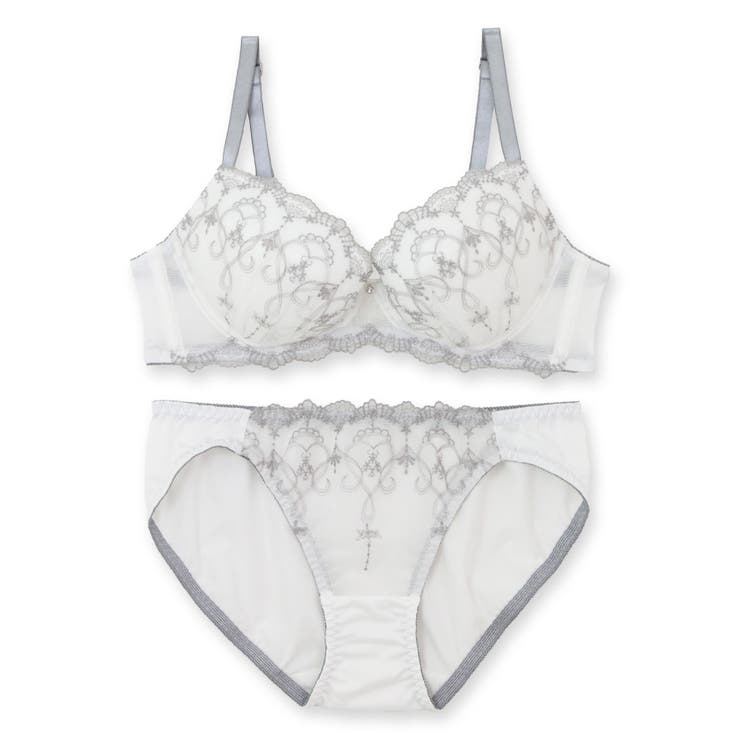 きらめくフェミニンなフラワー刺繍レース自分らしいバストに 「フランスタンダード0… | fran de lingerie | 詳細画像6 