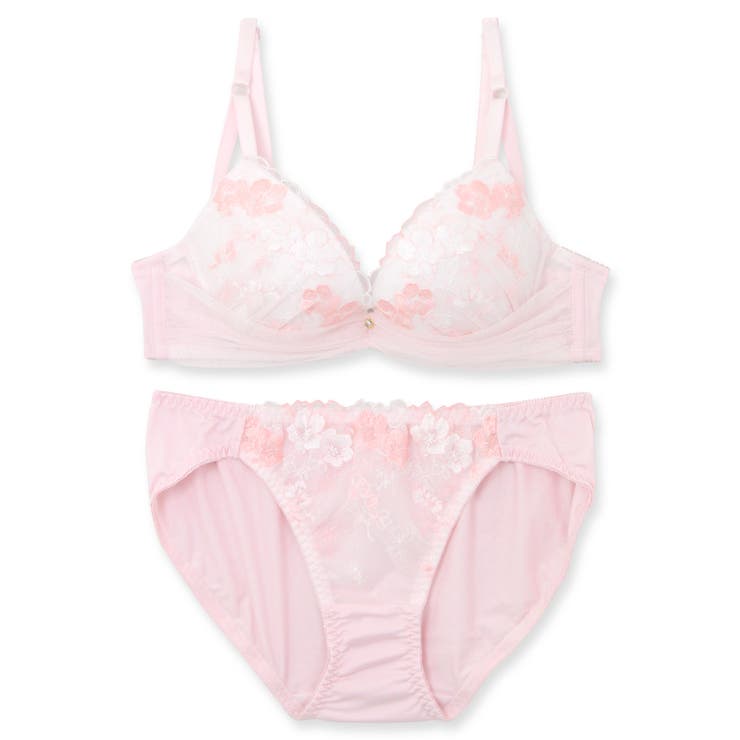 フェミニンデザインすっきりラインの谷間メイクブラ 「フランスタンダード009 | fran de lingerie | 詳細画像3 