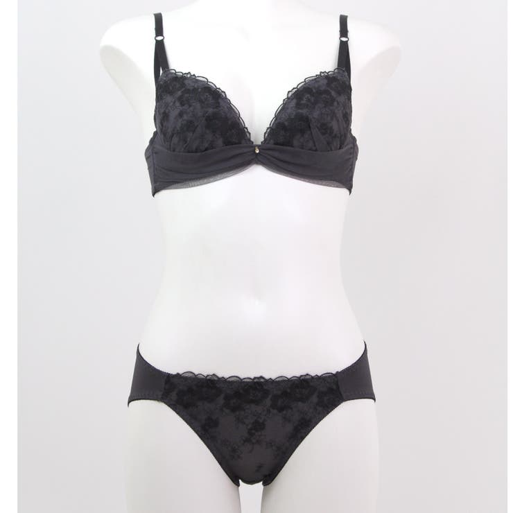 フェミニンデザインすっきりラインの谷間メイクブラ 「フランスタンダード009 | fran de lingerie | 詳細画像16 