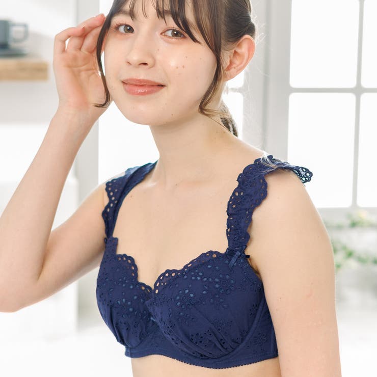 ヴィンテージのようなコットンレース自分らしいバストに 「フランスタンダード011… | fran de lingerie | 詳細画像9 