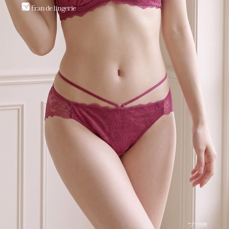 ローズワイン | レギュラー（ノーマル）ショーツレギュラー（ノーマル）ショーツ「フランスタンダード… | fran de lingerie