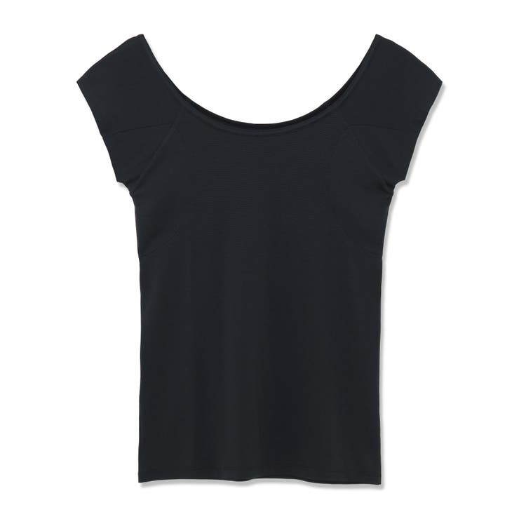 ブラック | 汗さらインナー(一分丈) | fran de lingerie