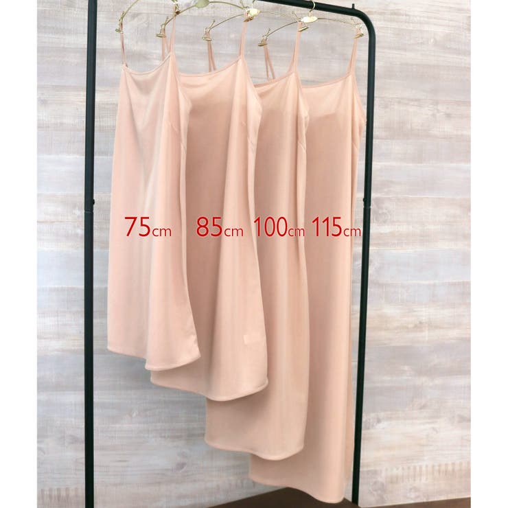 美シルエットを作るこだわりパターンお洋服に合わせて丈を選べる 「スリップ ベーシ… | fran de lingerie | 詳細画像15 