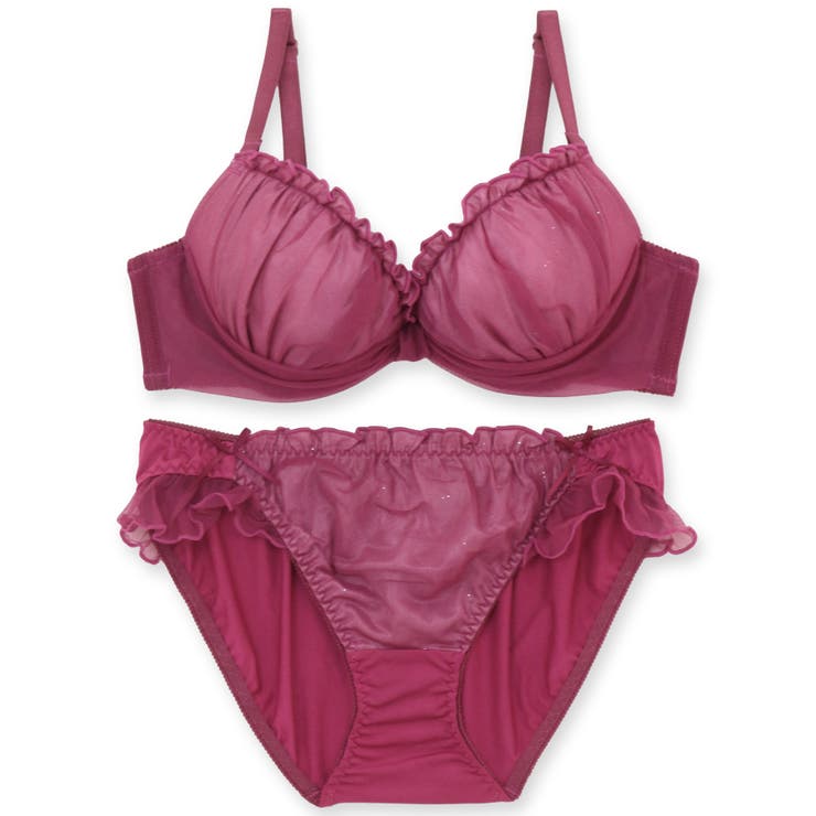 人気の「ふわ盛」パターンさりげない特別感 「ふわ盛ブラ008 ペアブラジャー」 | fran de lingerie | 詳細画像9 