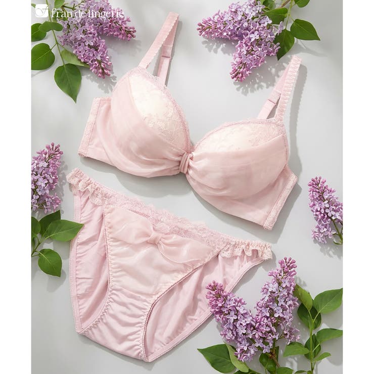 ピンク | 人気の「すき間レス」パターン光を纏うフェミニンな「すき間レス」 「すき間レス00… | fran de lingerie