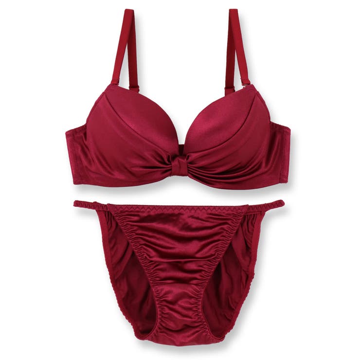 ワイン | 人気の「ふわ盛」パターンデイリー使いやすいシンプルさ 「ふわ盛スムース ペアブラ… | fran de lingerie