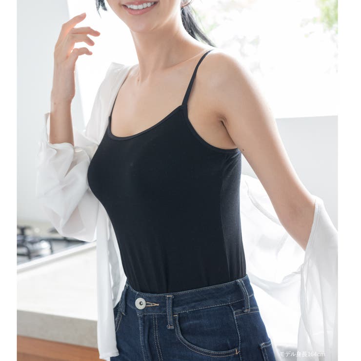 人気の「ふわ盛」パターンのカップを採用モダール生地で着心地◎ 「ふわ盛ブラキャミ… | fran de lingerie | 詳細画像7 