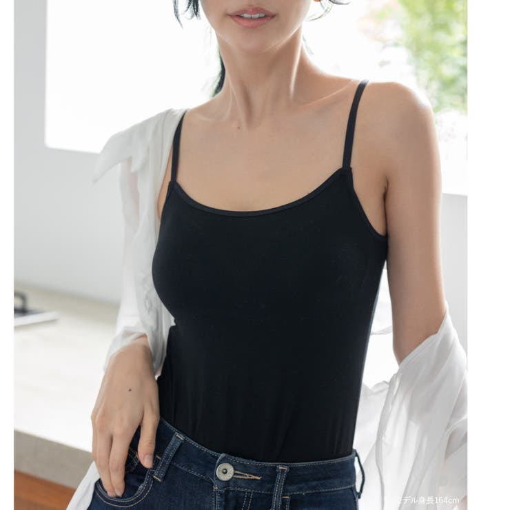 人気の「ふわ盛」パターンのカップを採用モダール生地で着心地◎ 「ふわ盛ブラキャミ… | fran de lingerie | 詳細画像8 