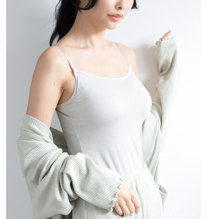 人気の「ふわ盛」パターンのカップを採用モダール生地で着心地◎ 「ふわ盛ブラキャミ… | fran de lingerie | 詳細画像11 