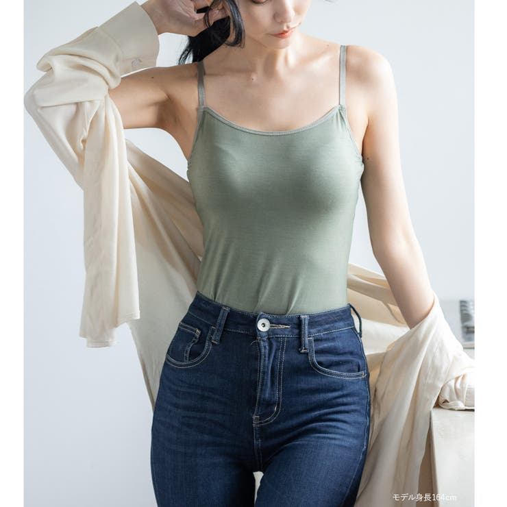 人気の「ふわ盛」パターンのカップを採用モダール生地で着心地◎ 「ふわ盛ブラキャミ… | fran de lingerie | 詳細画像15 