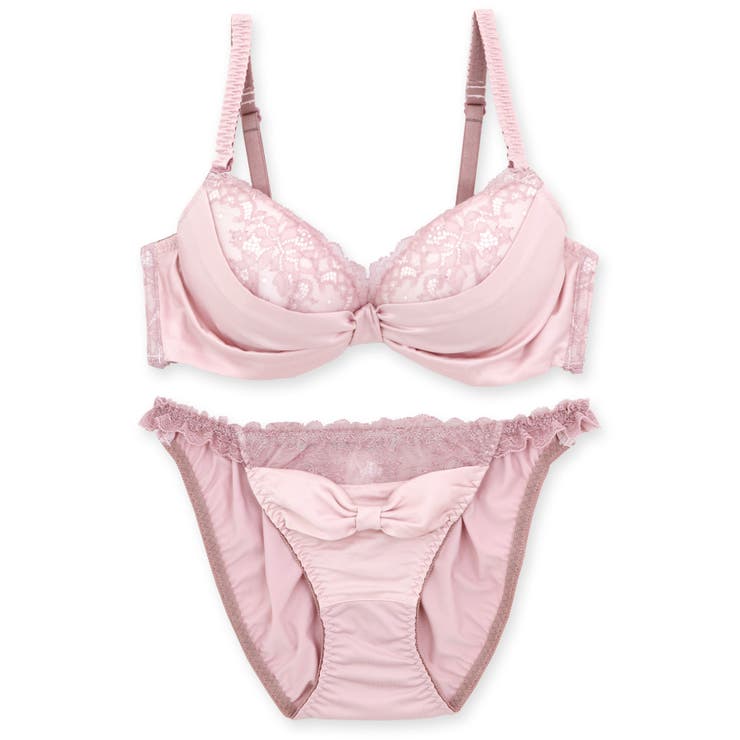 人気のすき間レスシリーズミルキーなサテン生地とレースがポイント 「すき間レスサテ… | fran de lingerie | 詳細画像10 