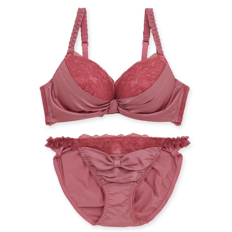 人気のすき間レスシリーズミルキーなサテン生地とレースがポイント 「すき間レスサテ… | fran de lingerie | 詳細画像11 