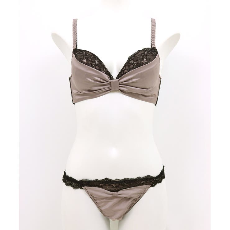 人気のすき間レスシリーズミルキーなサテン生地とレースがポイント 「すき間レスサテ… | fran de lingerie | 詳細画像26 