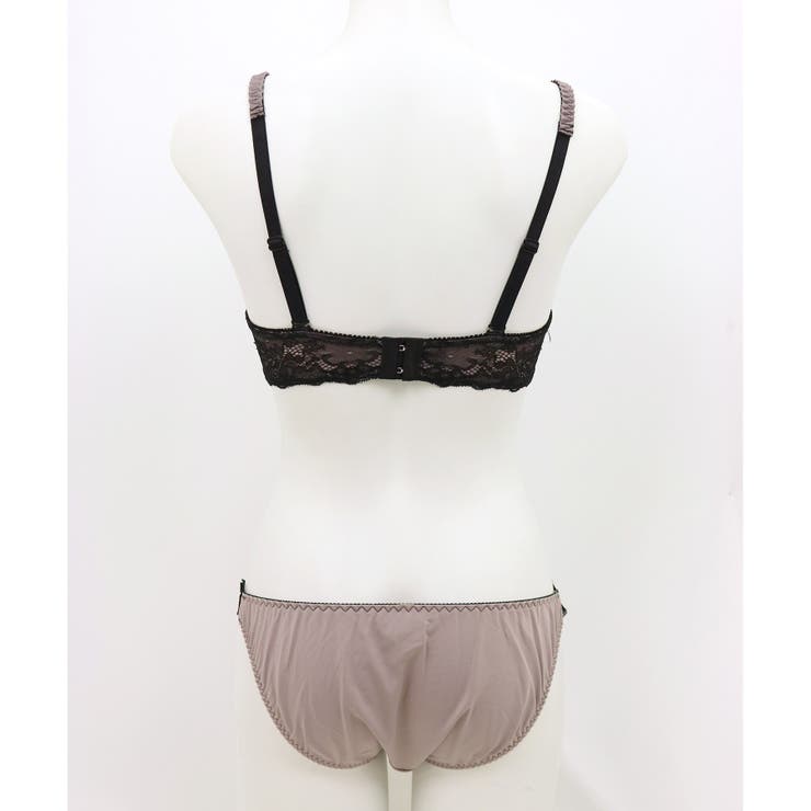 人気のすき間レスシリーズミルキーなサテン生地とレースがポイント 「すき間レスサテ… | fran de lingerie | 詳細画像27 